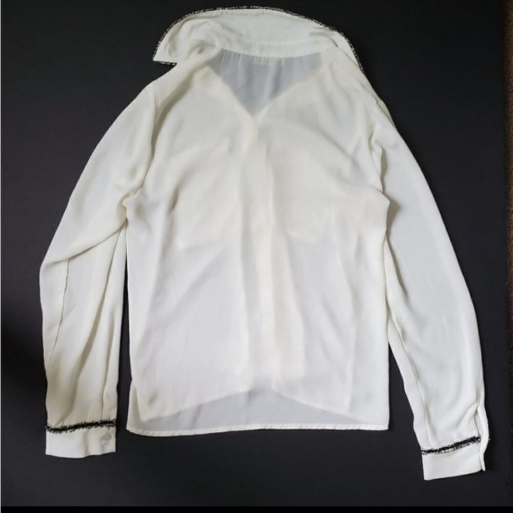 Zara Basicwhite Button Down Blouse - image 6